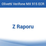 Olivetti Verifone MX 915 ECR - Z Raporu