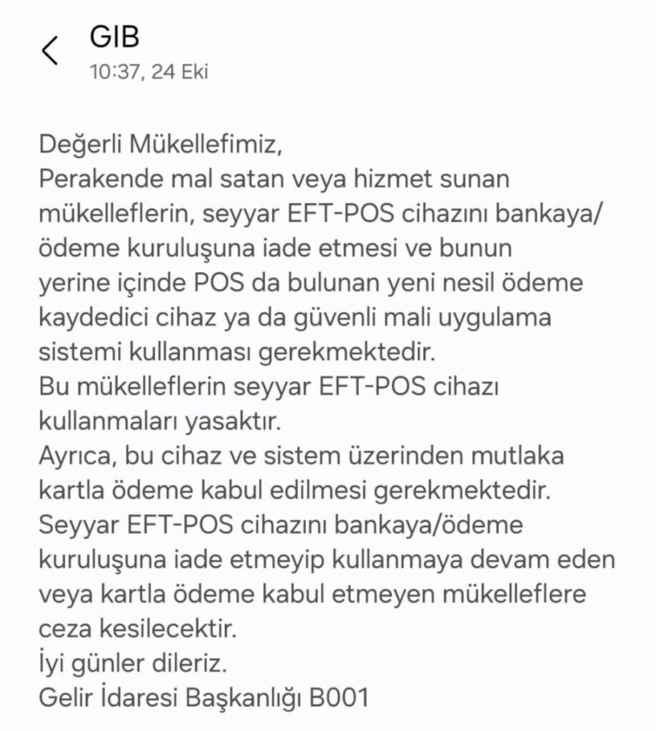 Banka POS cihazları kapanıyor mu, EFT POS kullanmak yasak mı, banka POSu kullanmak yasak mı 