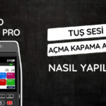 Paygo SP630 PRO POS cihazında tuş sesi ayarlarının yapıldığı ekran menüsü görünümü.